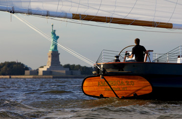 Sunset Sail In New York Harbor