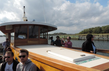 Boat Tour of Freshkills NY with AIANY Architecture and Park Guide aboard yacht Manhattan